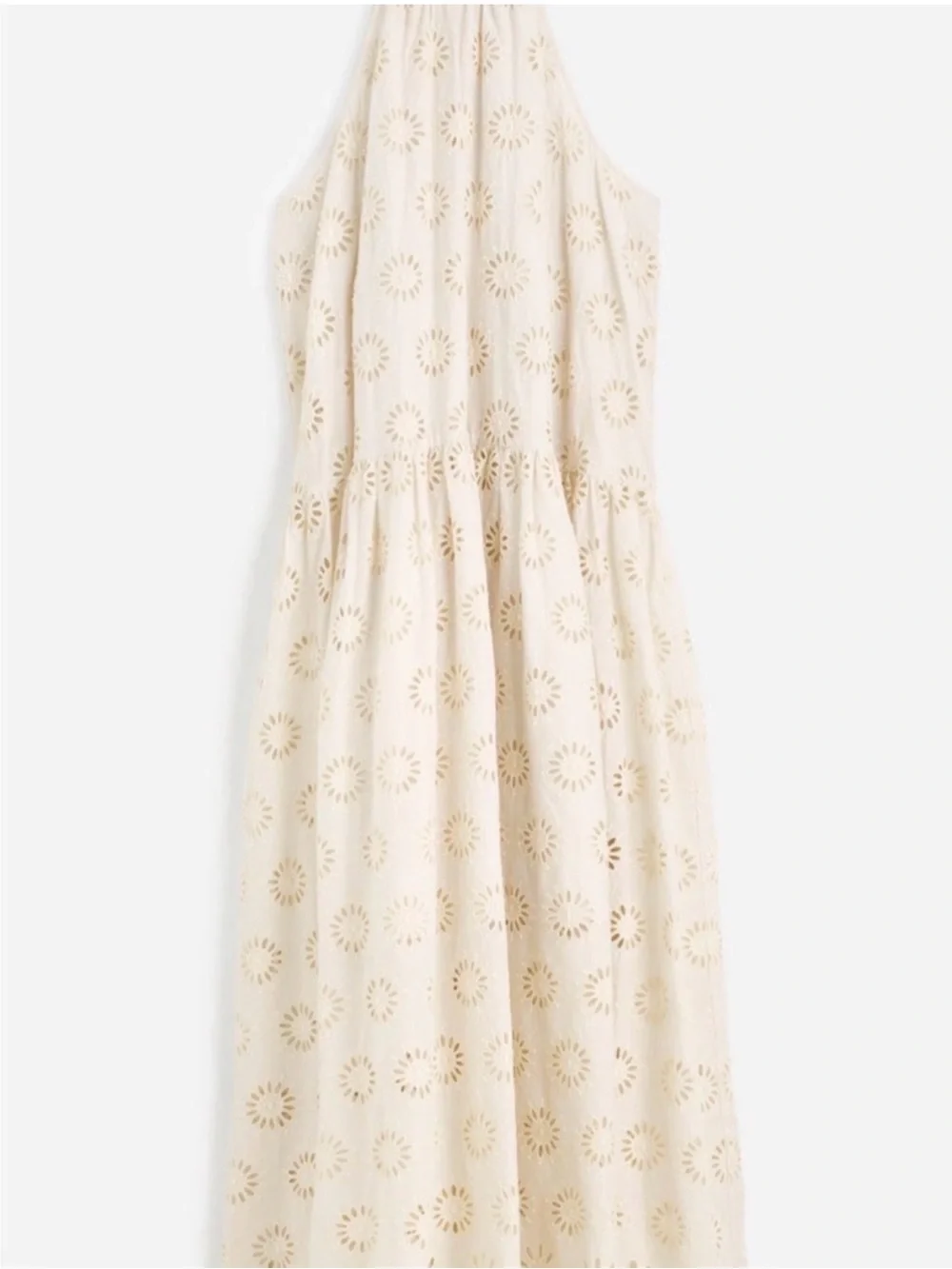 Madewell Eyelet Drop waist Maxi Dress | Size Medium - Picture 3 of 8